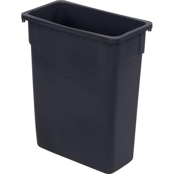 Carlisle Sanitary Maintenance B2193967 15 gal 34201523 Trimline Rectangle Waste Container - Gray
