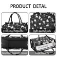 thumbnail image 4 of Large Capacity Tote Bag,Halloween Ghost Bat Star Pattern Handbag Fashion Luxury Tote Bag,15.7"x13"x 5.1" Inches,Laptop Compatible, 4 of 6
