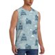 thumbnail image 2 of Balery Cute Hippopotamus Camisetas sin mangas para hombre, absorbe la humedad y protege contra el mal olor.-Small, 2 of 7