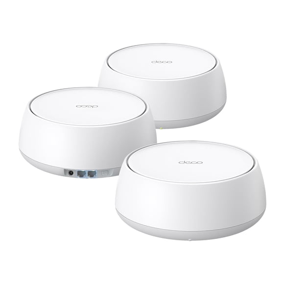 Sistema Wi-Fi TP-Link Deco BE3600 WiFi 7 Mesh 3.6 Gbps, paquete de 3