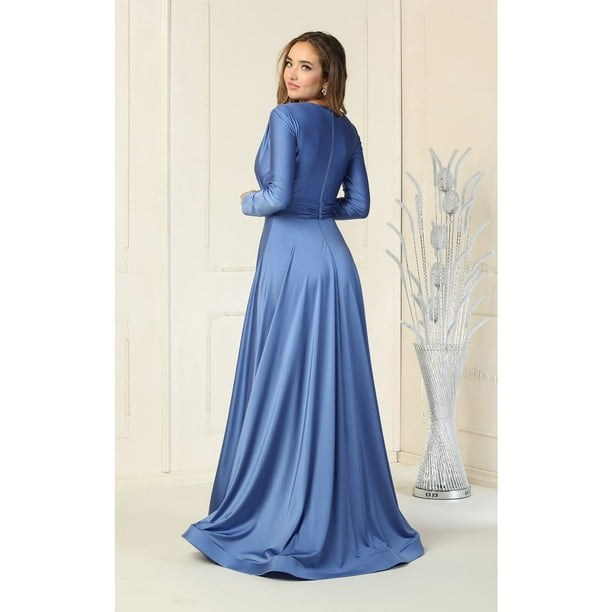 Formal Dress Shops Inc Juniors Womens Stretchy Formal Evening Gown -  Walmart Business Supplies
