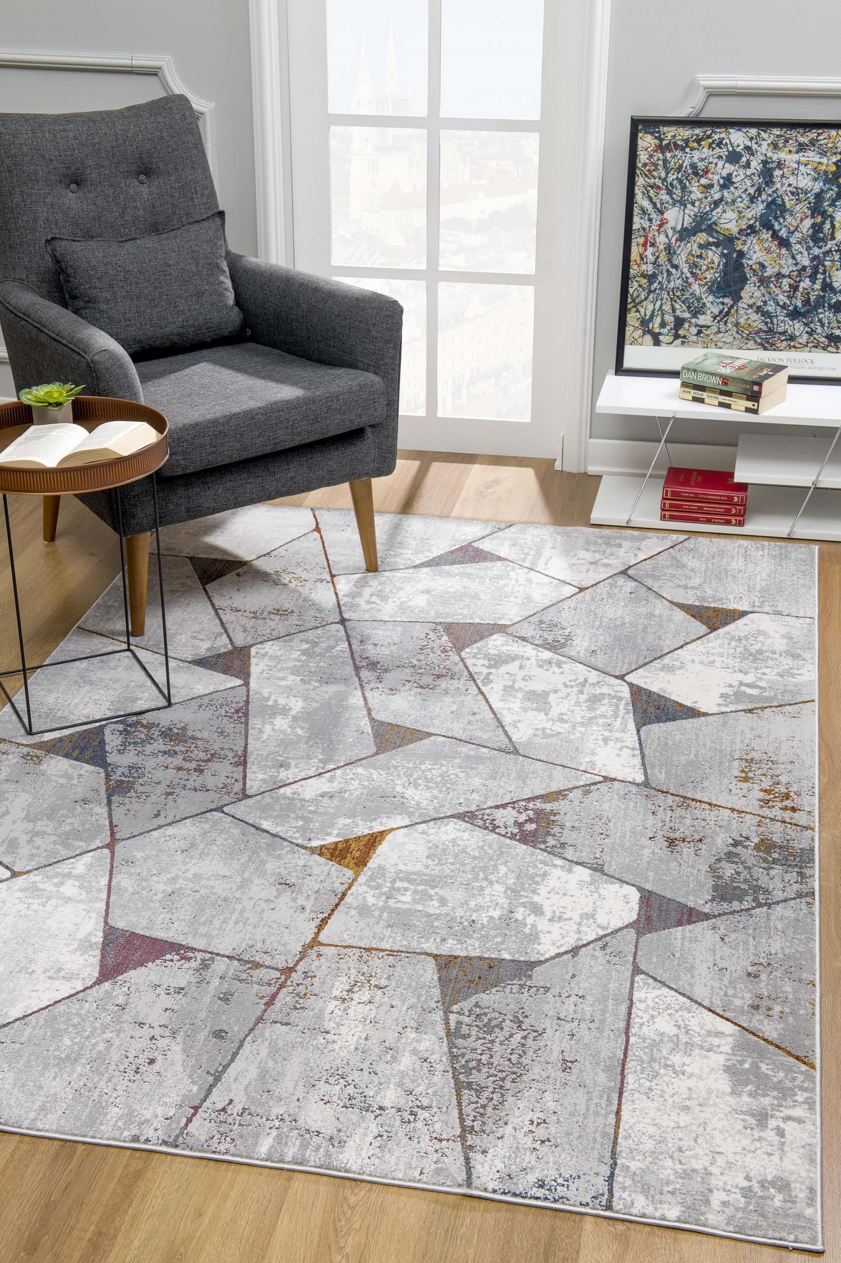 Rug Branch Sardini Collection Contemporary Geometric Area Rug