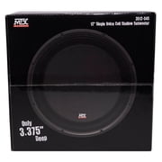 MTX Audio 3512-04S 35-Series 12 300W RMS 4-Ohm Shallow Mount Subwoofer