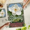 thumbnail image 4 of Lantern Press 1000 Piece Jigsaw Puzzle, Savannah, Georgia, Single White Magnolia, 4 of 5