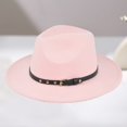 thumbnail image 2 of Sun Hats for Women Uv Protection Wide Brim Cowboy Jazz Hat, 2 of 3