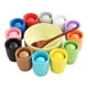 thumbnail image 2 of Bolas de en vasos, juguetes Montessori para niños pequeños de 1 año en adelante, juego de combinación de madera para niños en edad preescolar, 2 of 9