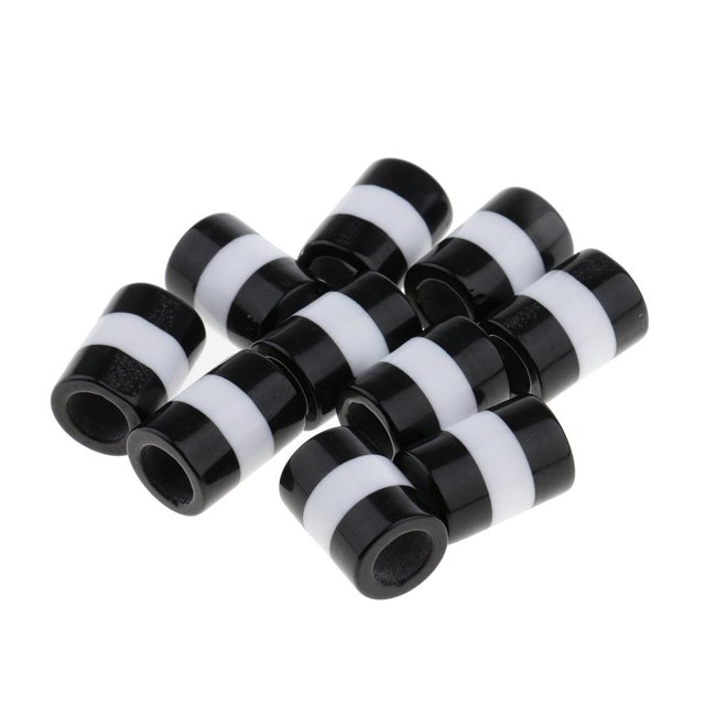 10 piezas de anillos forrados con esbones de para pelucas, extensiones de cabello, ideales para fabricación y cualquier pr Baoblaze Perlas de extensión del pelo