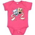 thumbnail image 3 of Inktastic Tragedy and Comedy Stage Masks Boys or Girls Baby Bodysuit, 3 of 5