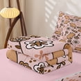 thumbnail image 5 of Erosebridal Cute Floral Capybara Zipper Twin Comforter Sets with Fitted Sheet and 2 Pillowcases,Rustic Plant Flower Zipper Bedding Set For Girls,Pink Reversible,4pcs, 5 of 7