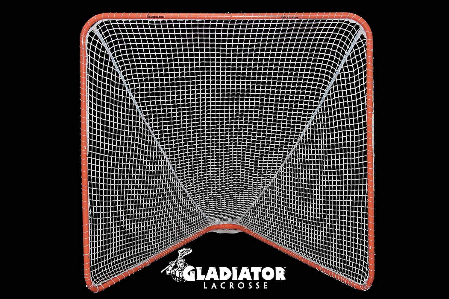Gladiator Lacrosse® Official Lacrosse Goal & Net, Orange, 100 Steel