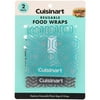 Cuisinart Reusable Food Wraps Food Storage Containers Plastic Wrap, 2 Pack