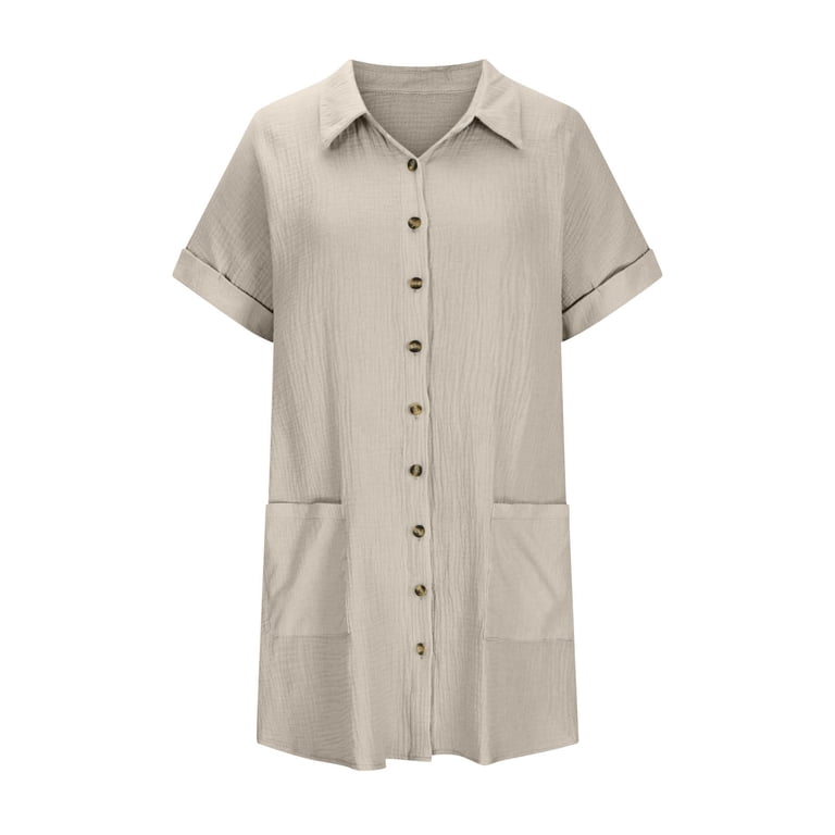 luiza mesh beaded backless mini dress Honora Midi Shirtdress in Brown Lichen main image 0