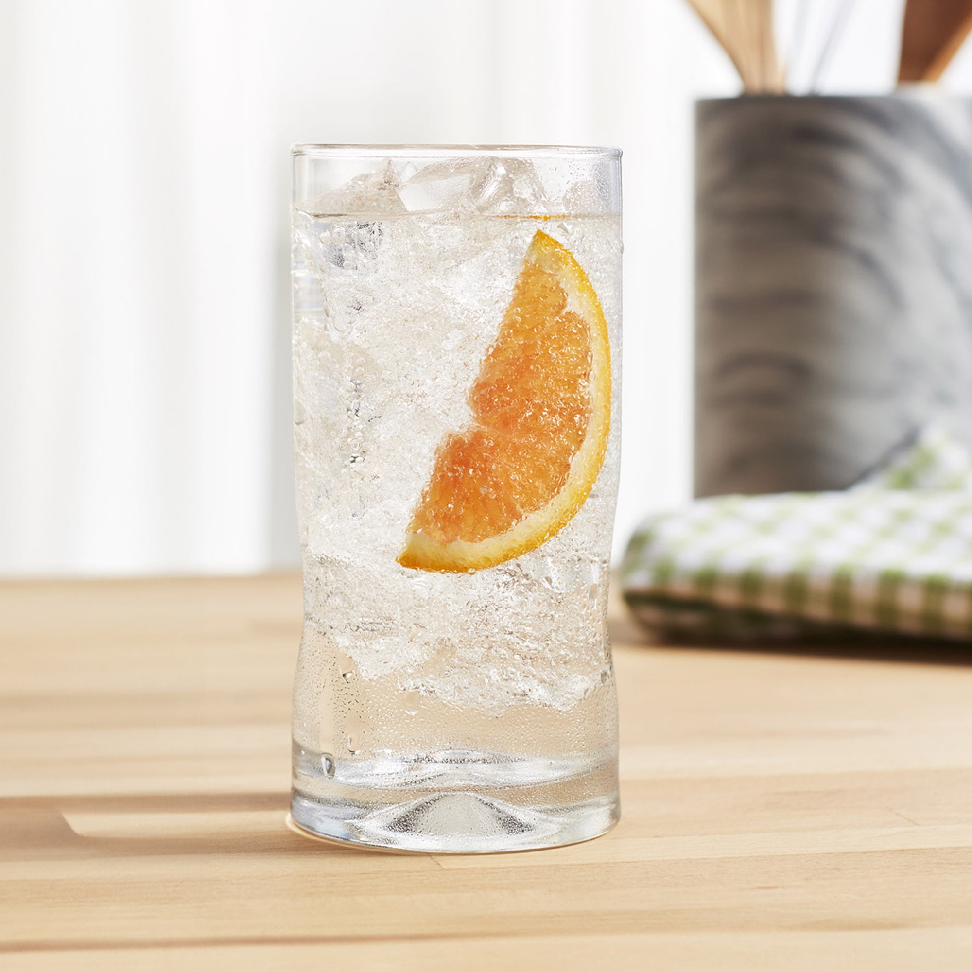 (4 pack) Better Homes & Gardens Lyra Glass Drinkware Set, 16.7 oz, 8-Piece