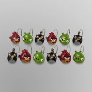 12 piece Angry Birds Shower Curtain Hooks 