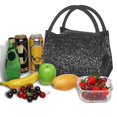 thumbnail image 3 of Balery Black And White Dotted Bolsa de Aislamiento Portátil – Bolsa de Almuerzo con Forro de Aluminio Mejorado, Funda Impermeable y Fácil de Limpiar para Picnic y Caja de Almuerzo, 3 of 6