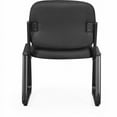 thumbnail image 4 of Lorell LLR84596 Sled Shape Black Fabric Guest Chair with Armless Plywood & Fabric Seat, 4 of 7