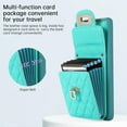 thumbnail image 4 of Phone Case for Samsung Galaxy S20 Plus S20+ 5G Wallet Cover with Credit Card Holder Crossbody Strap Long Lanyard Leather Cell Accessories S20+5G S20plus 20S + S2O S 20 20+ G5 Women Girls Green, 4 of 15