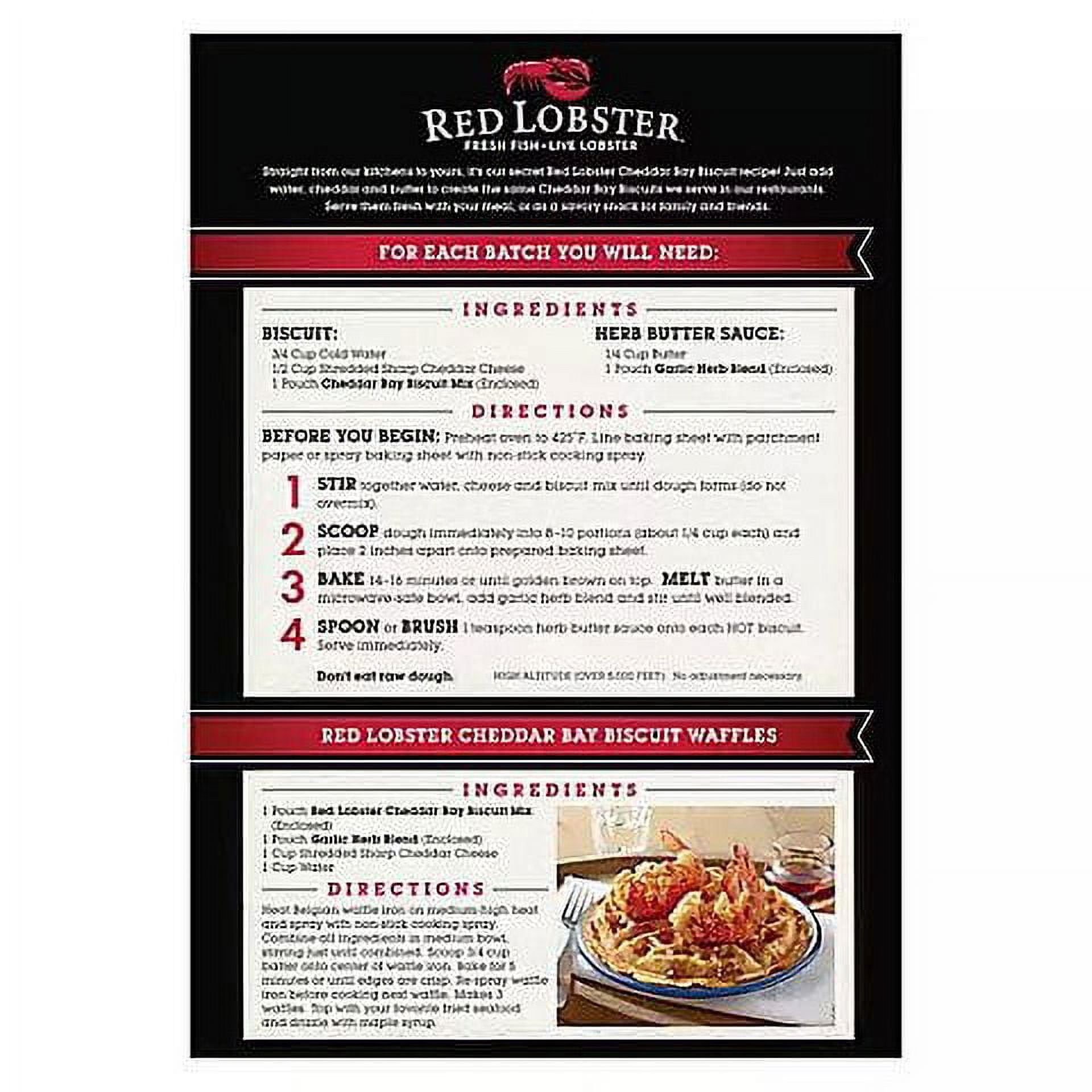 Product of Red Lobster Cheddar Bay Biscuit Mix 4 Pk. 2 lbs.
