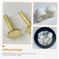 thumbnail image 4 of 5 Sets Toilet Sealing Kit Bolts Rv Toilet Repair Seal Toilet Kit Rv Seals Gasket Rv Gasket Rv Seal Ring Rv Toilet Gasket Seal Rv Toilet Replacement Rv Toilet Ring Seal Plastic, 4 of 9