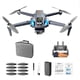 thumbnail image 1 of Injueey Dron de larga distancia con Control remoto, cuadricóptero recargable para sesión de fotos, avión a prueba de viento, avión de Accesorios para drones aéreos, 1 of 6