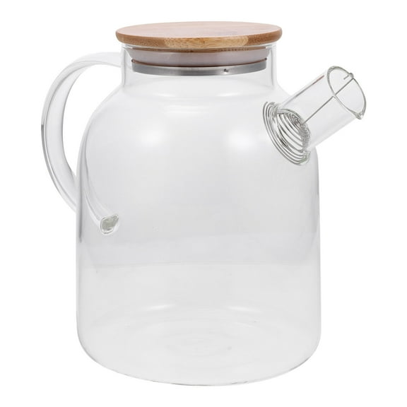 MLINS 2 pcs  Large Capacity Glass Water Pot Glass Cold Water Bottle (Transparent)