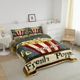 thumbnail image 3 of Erosebridal Family Theater Bedding Queen Comforter Set, Retro Cinema Comforter Sets Queen Size, Film Movie Reversible Down Comforter, Lightweight Room Decor, 3 Pieces, 3 of 8
