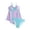 Blue, variant on Qingpeng Plus Size Tankini Swimsuit for Women Color Block Tummy Control Two Piece Bathing Suit Slimming Swim Top with Bottom