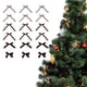thumbnail image 1 of Christmas Velvet Ribbon Mini Bow, Handmade DIY Christmas Tree Ornaments, Holiday Hanging Decorations, 1 of 6