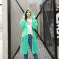 thumbnail image 3 of Veste Imperméable UK en PVC Transparent Imperméable Manteau de Pluie Poncho à Capuche Imperméable Unisexe, 3 of 5