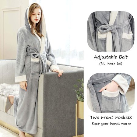 wool bathrobe womens
