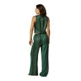 thumbnail image 4 of Silky Vest + Wide Leg Pants Lounge Set, 4 of 4