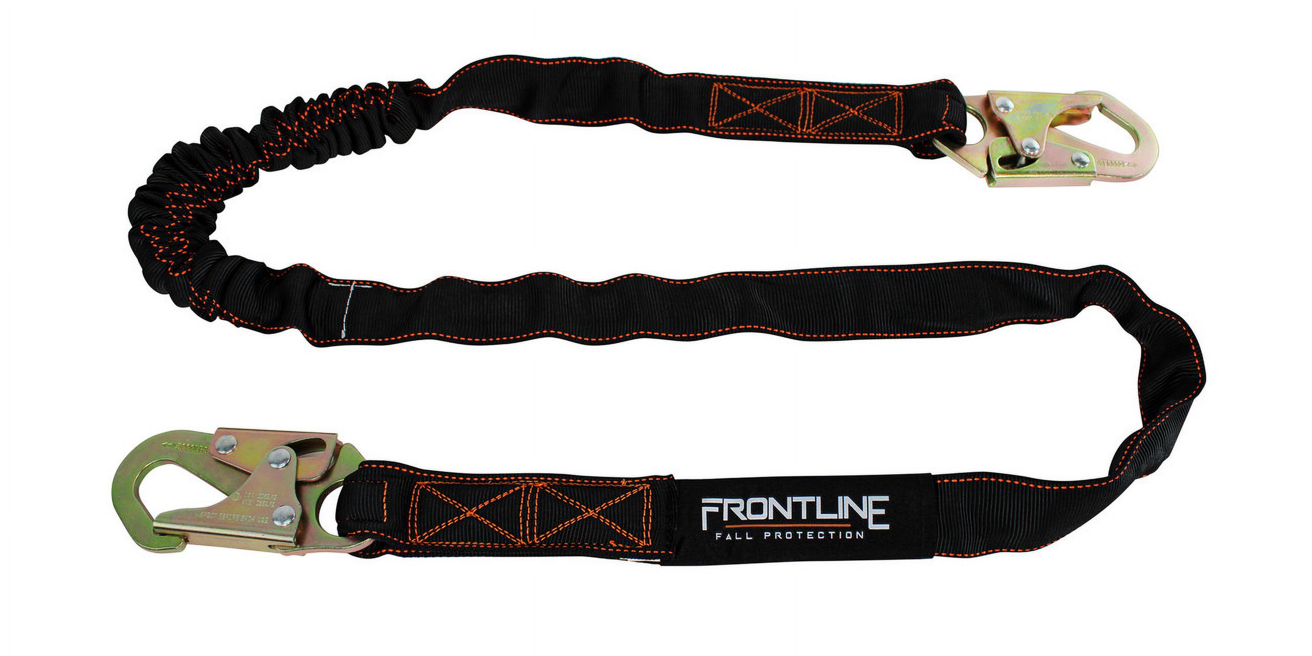Frontline LIS61S 6' Single Leg Snap hook Lanyard with Internal Shock Absorber