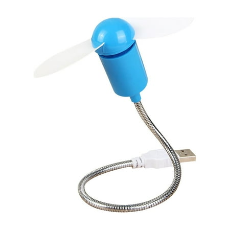 

YuanRX Fans Mini Serpentine Curved Fan Silent Soft Leaf Fan USB Interface Electric Fan (Clearance)