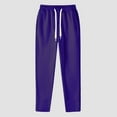 thumbnail image 4 of Linfrsh Big and Tall Sweatpants for Men Casual Pants for Men Baggy Straight Leg Athletic Jogger Pants with Pocket Purple,3XL, 4 of 5