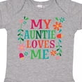 thumbnail image 4 of Inktastic My Auntie Loves Me Girls Girls Baby Bodysuit, 4 of 5