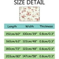 thumbnail image 2 of Coolnut 5'3" x 4' (63 x 48 in) Area Rug, Beautiful Flowers Pattern Nursery Rug Floor Mat Kids Playing Mat for Living Room Bedroom, 2 of 6