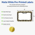 thumbnail image 3 of Avery Labels, 2" x 3", Gold & Black Stripes with Bow, Matte, 3 of 10