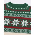 thumbnail image 5 of Fair Isle Sweaters for Women Plus Size Vintage Long Sleeve Crewneck Knitted Sweater Graphic Print Sweater Pullover Alsol Lamesa, 5 of 6