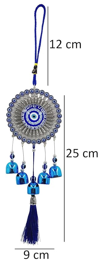 Mandala Evil Eye Wind Chimes for Balcony Hanging for Home Entrance Door Decoration House Warming Gifts for New Home
