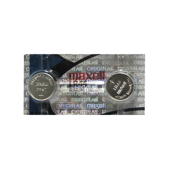 Maxell LR44 - A76 Alkaline Button Battery 1.5V - 2 Pack   FREE SHIPPING!