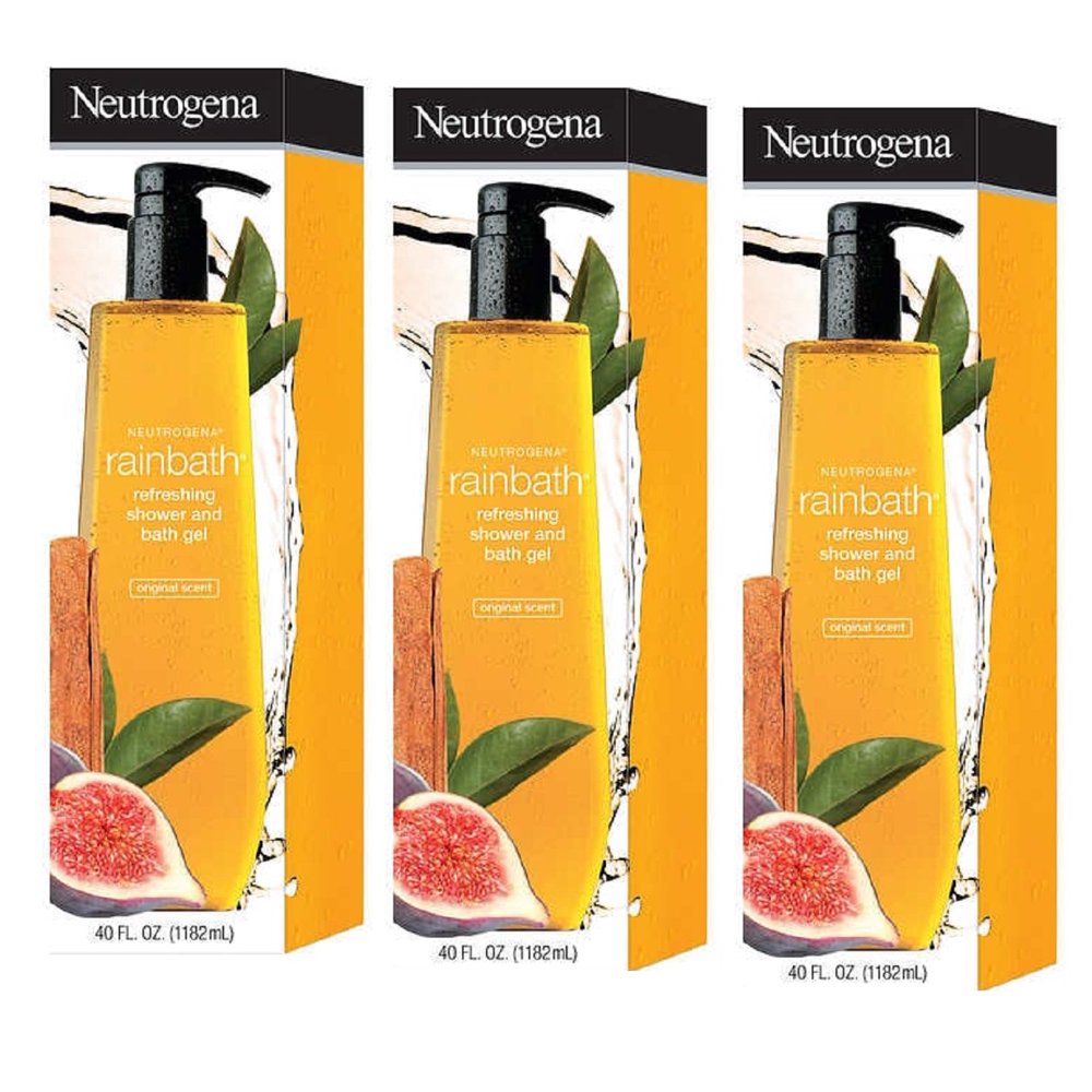 Neutrogena Rainbath Original Scent Shower Gel, 40 fl oz. each bottle