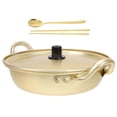 thumbnail image 1 of 1 Set Ramen Pot Korean Ramen Cooking Pot with Lid Spoon and Chopsticks, 1 of 3