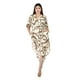 thumbnail image 4 of Vestido largo estampado Roman Fashion /Tallas Extras, 1765 (Beige) beige 42, 4 of 5