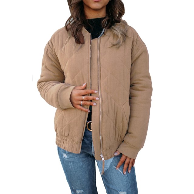REDHOTYPE Women's Button Long Sleeve Brushed Jacket Coats with Pockets