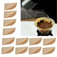 thumbnail image 4 of PAPEL DE FILTRO 100 PIZAS PULPA DE MADERA CAFÉ PAPEL DE FILTRO SIN LEJIA TUPO VENDILADOR COLADOR PARA TAZA DE FILTRO COLOR Primario, 4 of 7