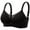 Black, variant on DPTALR Womens Dailywear Bars Solid Lace Bras Plus Size Underwear Bralette Bras Comfortable Bra