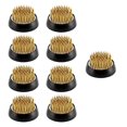 thumbnail image 1 of 9 Pcs Flower Frogs Round Brass Flower Holder Flower Fixed Tools, 1 of 5