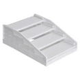 thumbnail image 1 of Almencla 4 Steps Cat Litter Box Ramp Practical Durability Nonslip Cats Litter Trapper White, 1 of 8