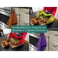 thumbnail image 6 of Rachael Ray Kitchen Towel and Oven Glove Moppine - A 2-in-1 Kitchen Towel with Pot-Holder Pockets- Smoke Blue, 6 of 8