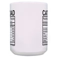 thumbnail image 3 of ThisWear Cat Dad Coffee Cup Cat Dad Nutritional Facts Mug Cat Father's Day Mug 15oz Coffee Mug, 3 of 4
